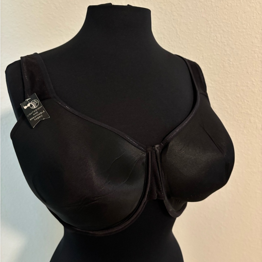 Ambrielle Black Underwire Bra 42DDD NWT